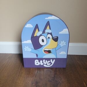 Blue and Purple Art Decal for Playful Spaces